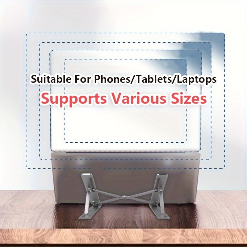 aluminium alloy dual cooling gaming laptop cooling pad 6 angle adjustable folding laptop stand for laptop details 5