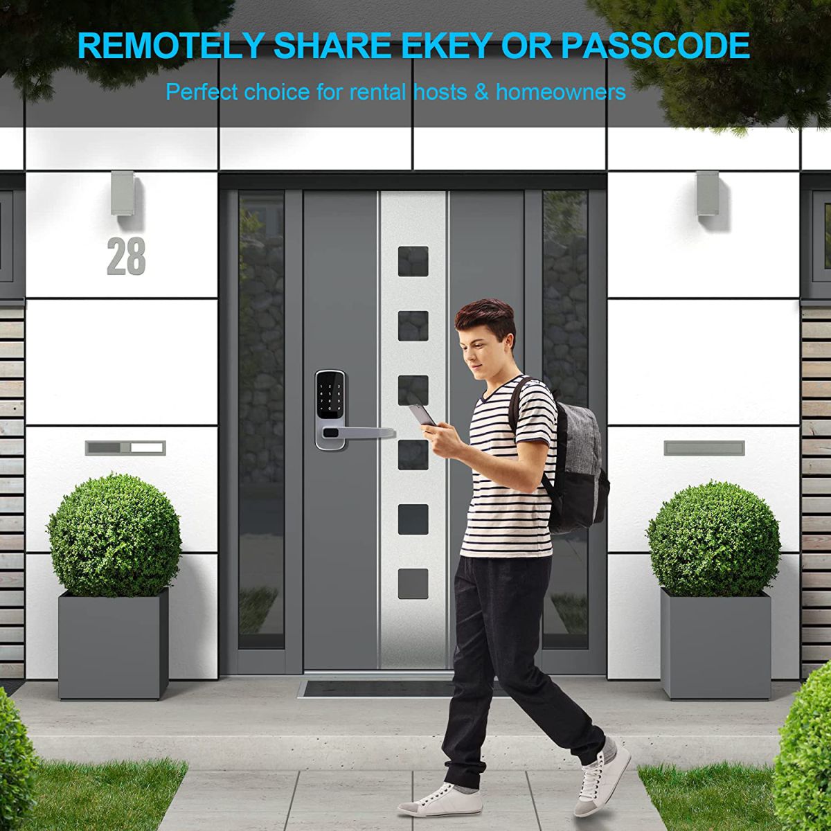 storage memory function safely keyless entry door lock keypad door lock keyless door lock fingerprint door lock biometric door lock keypad entry door lock passcode code door lock digital smart door lock smart lock details 5