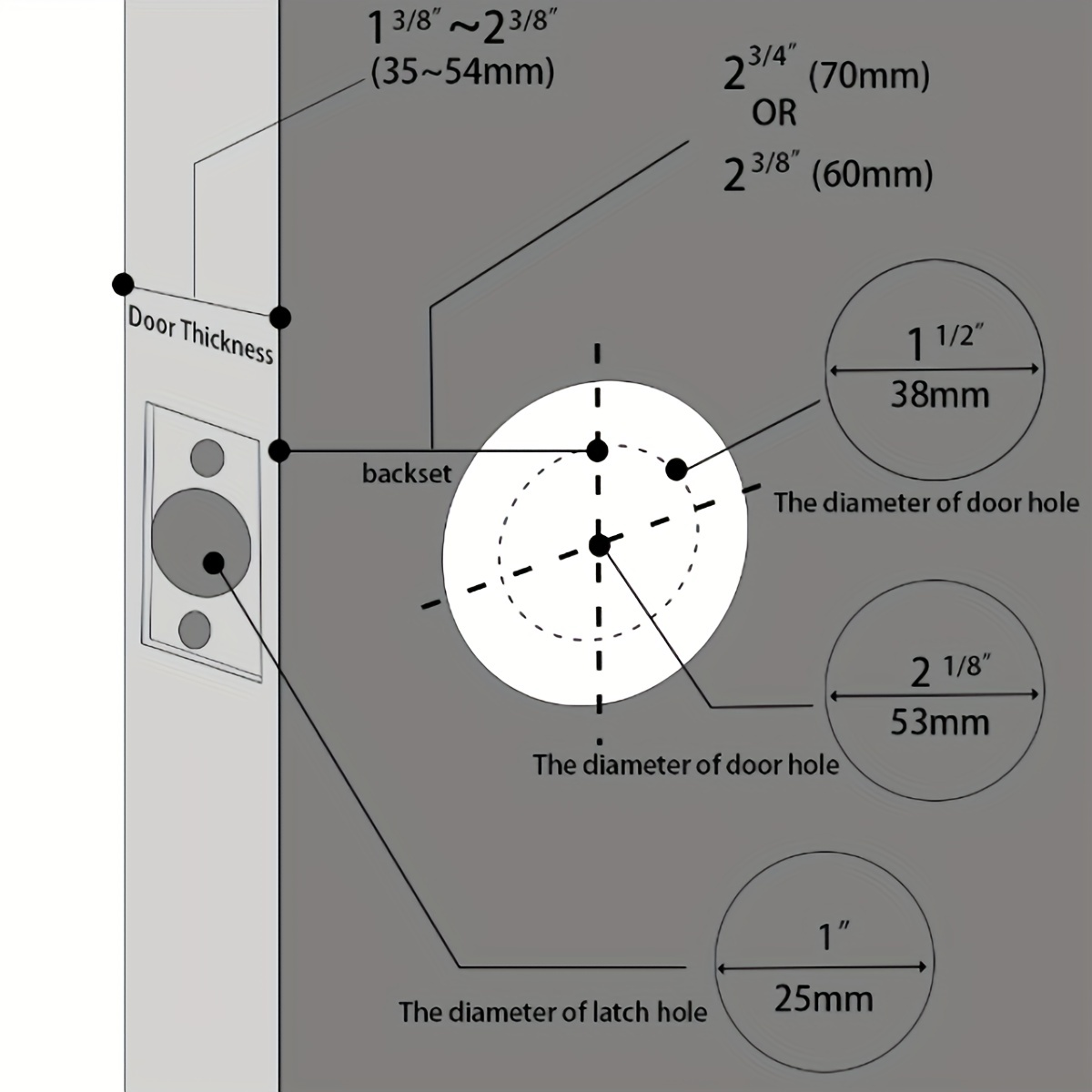 smart door knob, smart door knob fingerprint door lock smart lock biometric door lock fingerprint door knob with tuya app control suitable for bedroom cloakroom apartments offices hotels details 3