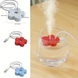 Small And Portable Flower Mini Air Humidifier - Keep Your Home Fresh And Comfortable!