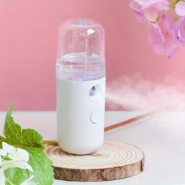 1pc Portable Humidifier Rechargeable Handheld Sprayer Hydrating Mist Spraye