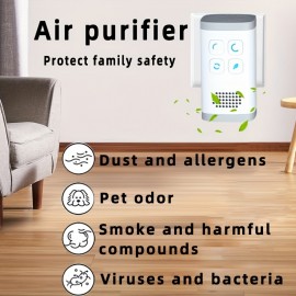 Air Purifier Negative Ion Ozone Cat House Pet Sterilization Odor Removal Disinfection Machine Cat Litter Purifier Odor Remover