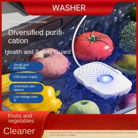 Fruit And Vegetable Cleaning Device High Frequency Vibration Multifunctional Washing Machine 1usb Portable Fruit And Vegetable Purifier