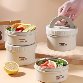 Stackable Stainless Steel Insulated Lunch Box Set - Portable Bento Container With Leakproof Lids For Fresh And Healthy Meals On-the-Go