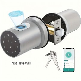 Fingerprint Door Lock Keyless Entry Door Lock Smart Door Knob With Passcode Smart APP Fingerprint And Keys,tuya App