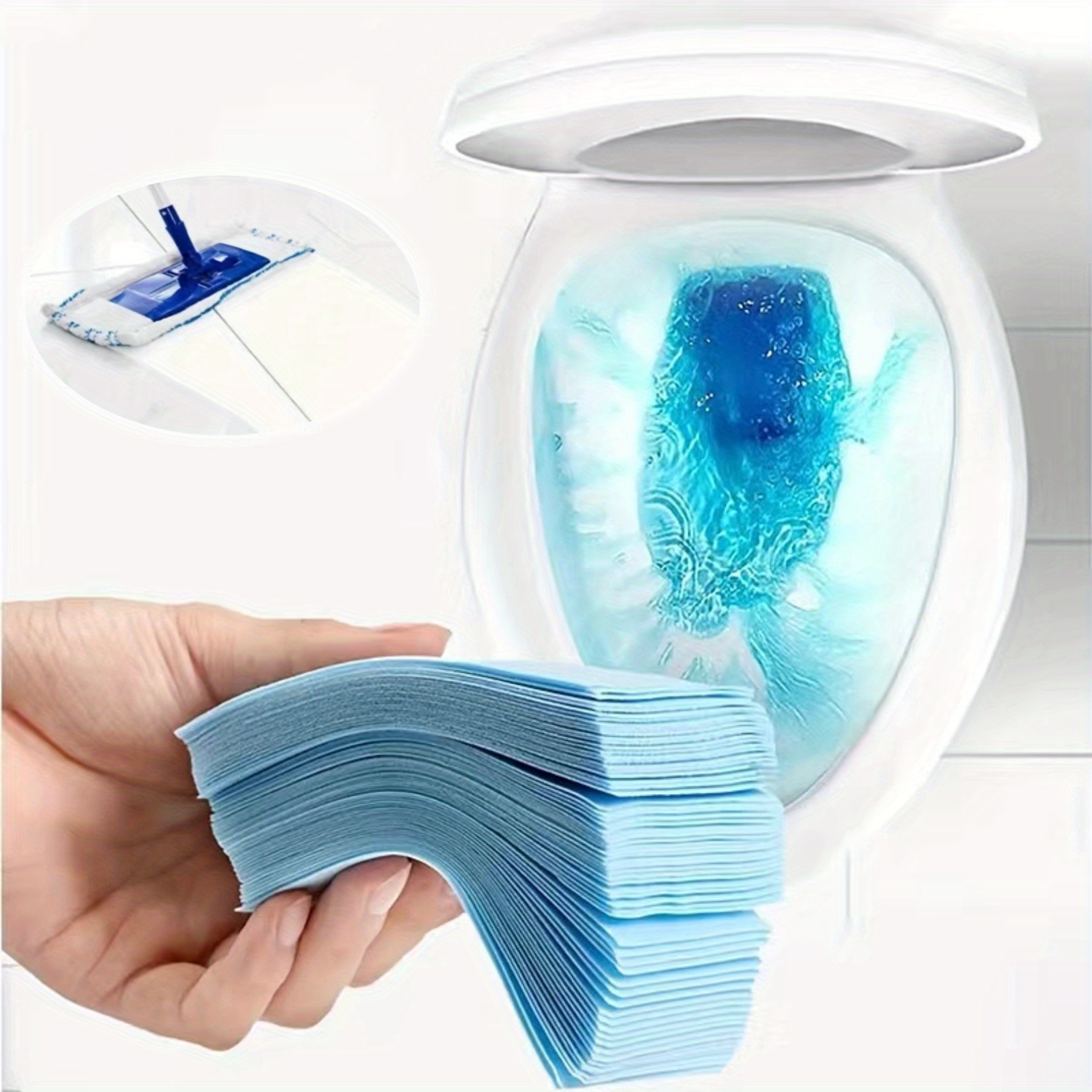 30 100pcs floor cleaning sheet toilet cleaning tablets mopping floor wood floor tile toilet cleaner toilet bowl stain removal details 1