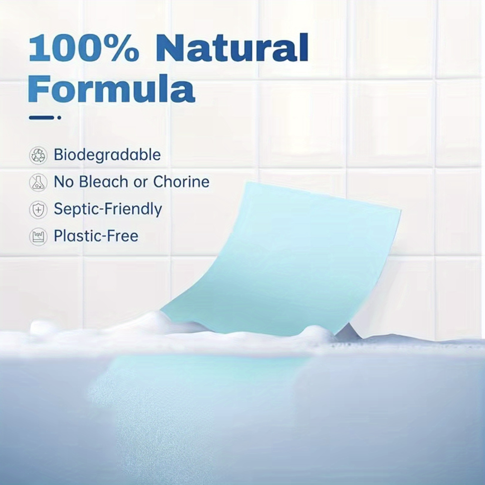 30 100pcs floor cleaning sheet toilet cleaning tablets mopping floor wood floor tile toilet cleaner toilet bowl stain removal details 2